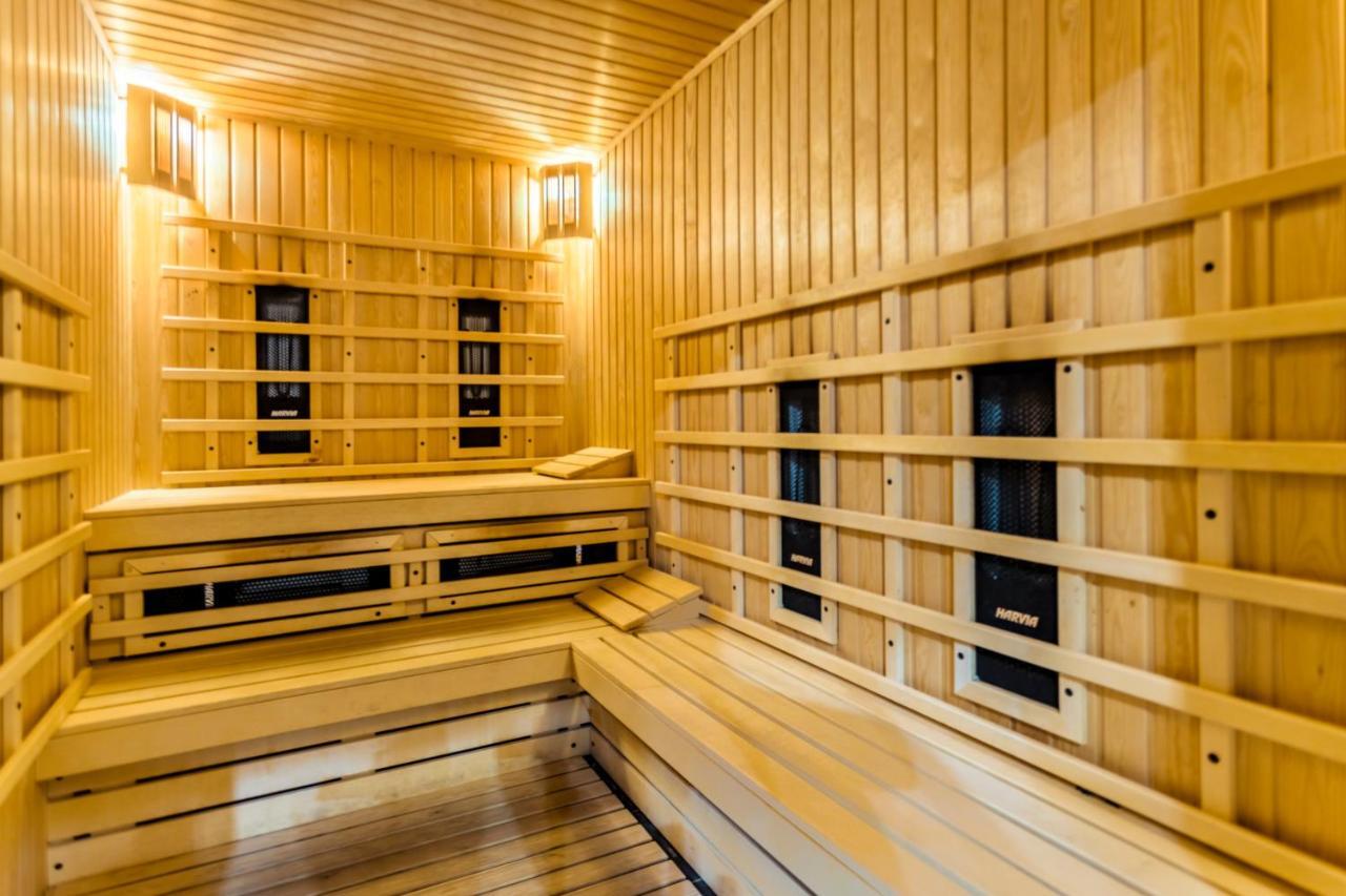 阿尔特水疗公园酒店 韦林格勒 外观 照片 A modern Finnish sauna